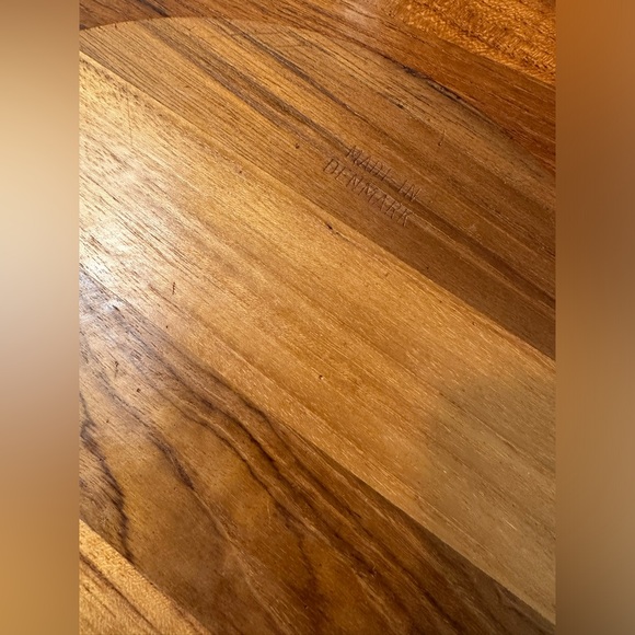 Read STELTON Denmark Fondue Set MCM Mid Century Modern Teak Lazy Susan Stainless - Picture 12 of 16